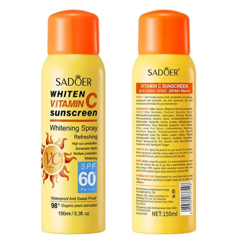 Sadoer Whiten Vitamin C Sunscreen - Whitening Spray- 150ml Sadoer