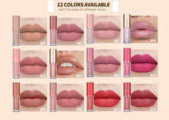 12pcs Handaiyan Matte Liquid Lipstick Set - 12Pcs x 2.5ml HANDAIYAN