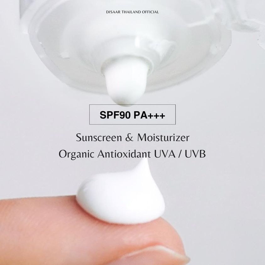Disaar Sunscreen Duo Set – SPF 90 Sunscreen Cream + SPF 75 Tinted Brighten Sunscreen Stick DISAAR