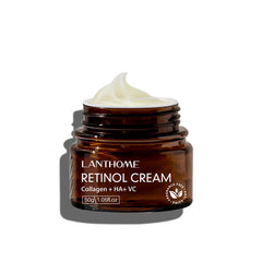 Lanthome Retinol Cream 50G - Anti Wrinkle Face Cream Retinol Collagen Hyaluronic Acid Shrink Pores Firming Improve Puffiness Moisturizing Skin Care LANTHOME