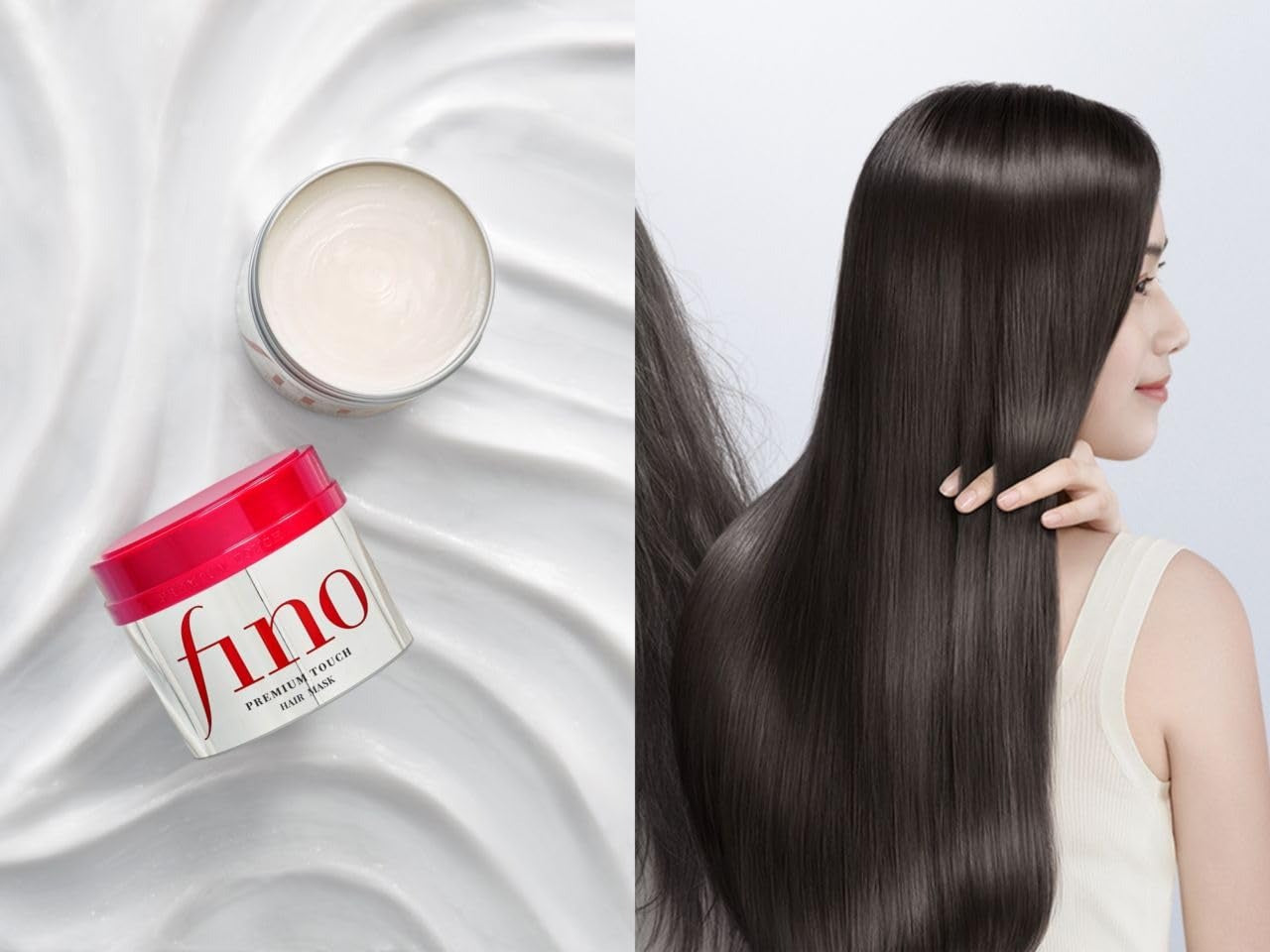 FINO Premium Touch Hair Mask Rinse-off Treatment (Repair + Nourish Dry & Damaged Hair) 230g Fino
