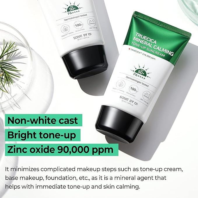 Some By Mi TRUECICA MINERAL CALMING TONE-UP SUNCREAM 50PA++++ - 50ml SOME BY MI