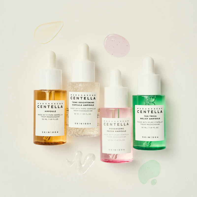 SKIN1004 MADAGASCAR CENTELLA AMPOULE KIT (MINI 4 AMPOULES) SKIN1004