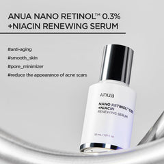 Anua Nano Retinol 0.3% + Niacin Renweing Serum - 30ml Anua