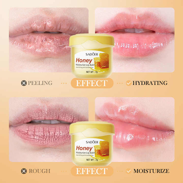 Sadoer Anti-cracking Moisturize Nourish Lip Balm - Honey - 7g Sadoer