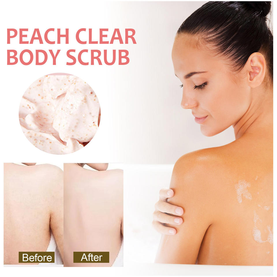 Love Jojo Peach Clear Body Scrub Moisturizing Nourishing - 200g Love Jojo