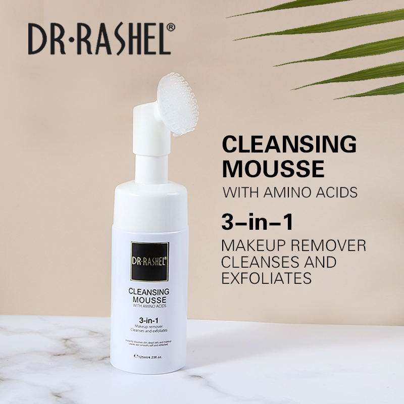 Dr.Rashel Cleansing Mousse With Amino Acids 3 In 1 - 125ml Dr. Rashel