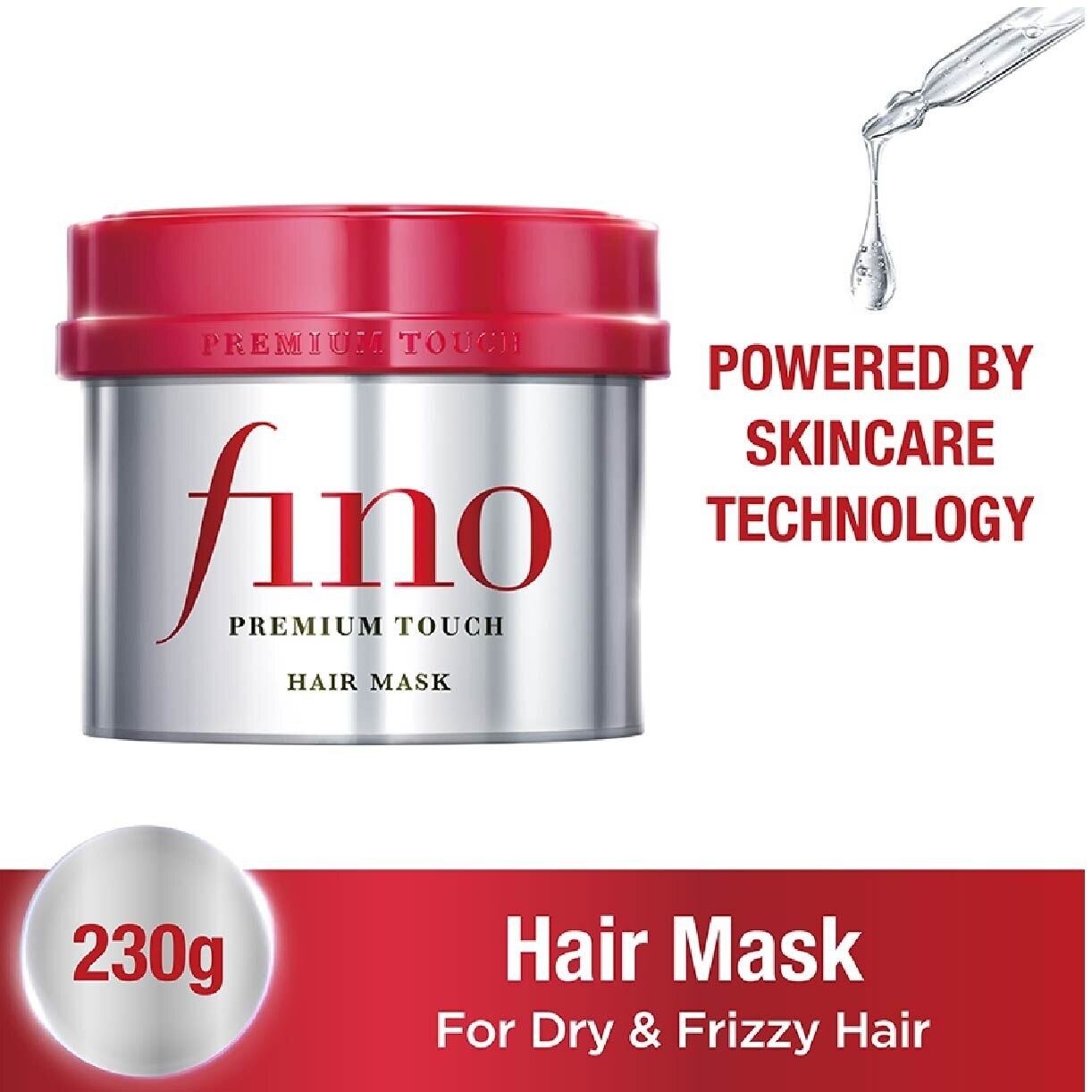 FINO Premium Touch Hair Mask Rinse-off Treatment (Repair + Nourish Dry & Damaged Hair) 230g Fino
