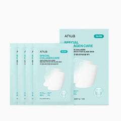 ANUA PDRN Special Collagen Care – Melting Patch for Glass Skin (4 Sheets) Anua