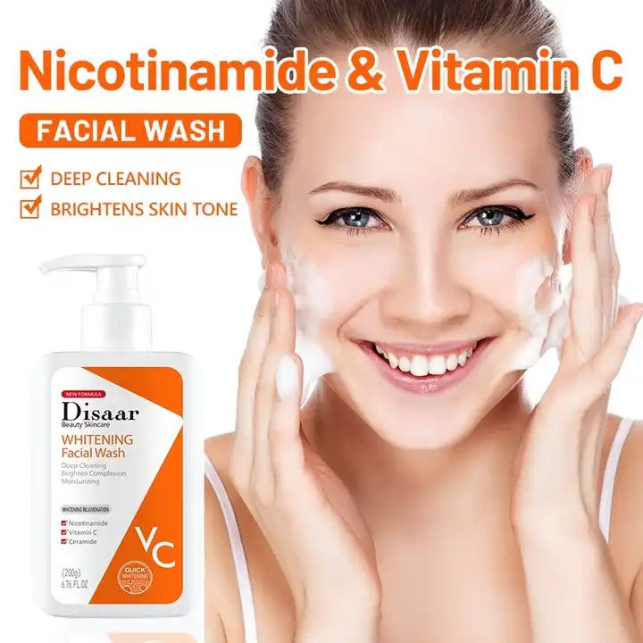 Disaar Vitamin C Whitening Facial Wash - 200g Disaar