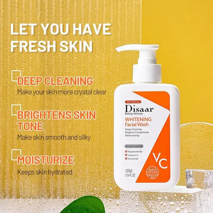 Disaar Vitamin C Whitening Facial Wash - 200g Disaar