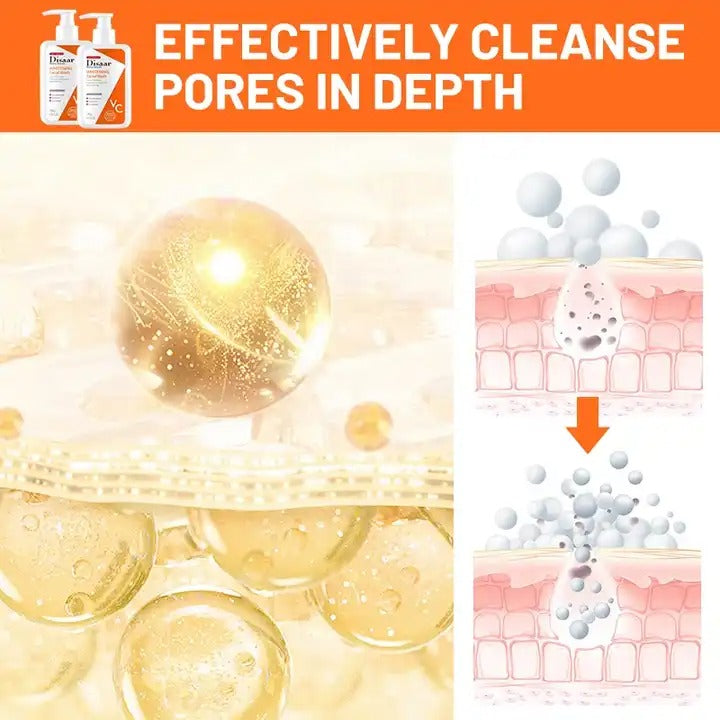 Disaar Vitamin C Whitening Facial Wash - 200g Disaar