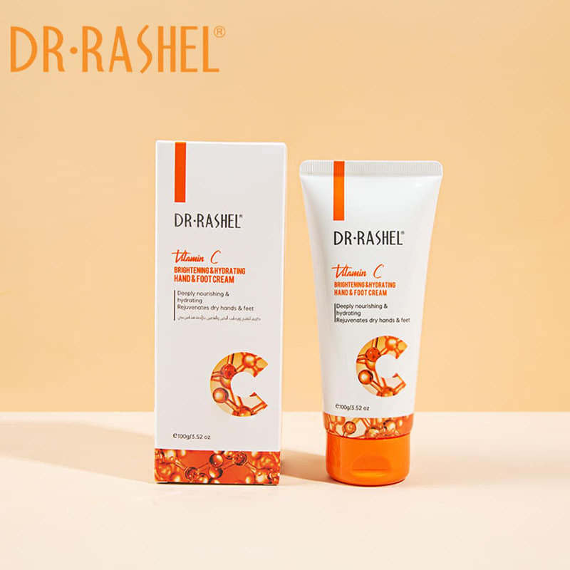 Dr.Rashel Vitamin c Brightening & Hydrating Hand & Foot Cream - 100g DR.RASHEL