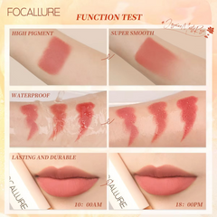 Focallure Pure Matte Lipstick Long Lasting Velvet Finish High Pigment Non Drying Comfortable Lip Color Focallure