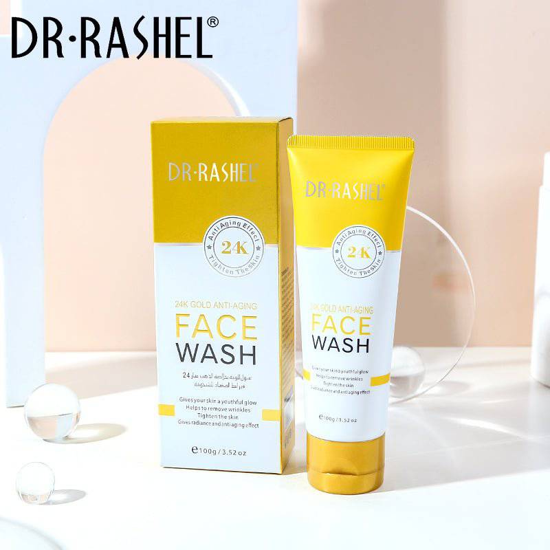 Dr.Rashel 24k Gold Anti Aging Face Wash - 100g DR.RASHEL