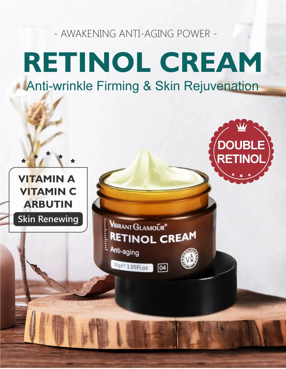 Vibrant Glamour Retinol Cream - 30g Vibrant Glamour