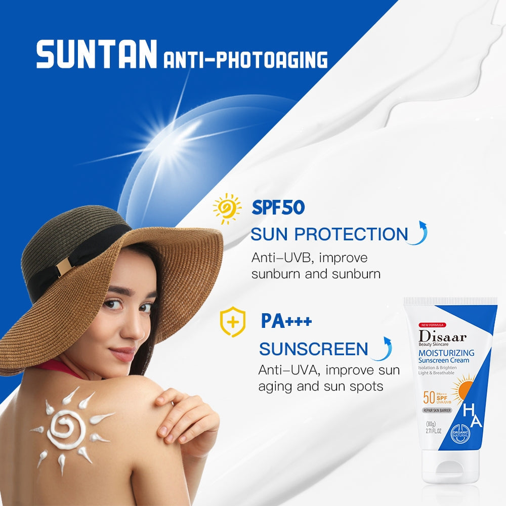 Disaar HA Moisturizing Sunscreen Cream - 80g Disaar