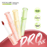 Focallure Color Lasting Lip Tint L14 Waterproof Long Wear Stain Lightweight Natural Glossy Lip Color Hydrating Tint Focallure