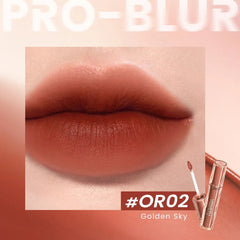 Focallure Airy Velvet Lipcream L15 Long Lasting Matte Liquid Lipstick Soft Smooth Lightweight Lip Color Non Drying Hydrating Velvet Finish #OR02 Golden Sky Focallure