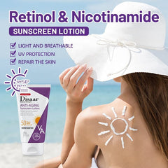 Disaar VA Anti-Aging Sunscreen Lotion - 80g Disaar