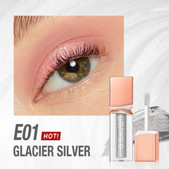 O.TWO.O Liquid Shimmer Glitter Eyeshadow E01 - GLACIER SILVER O.TWO.O