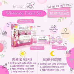 Brilliant Skin Essentials Whitening Facial Set - 4 in 1 Brilliant