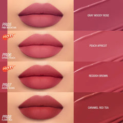 O.TWO.O New Waterproof Matte Long-wearing Lip Mud Highpigment Lip Gloss O.TWO.O