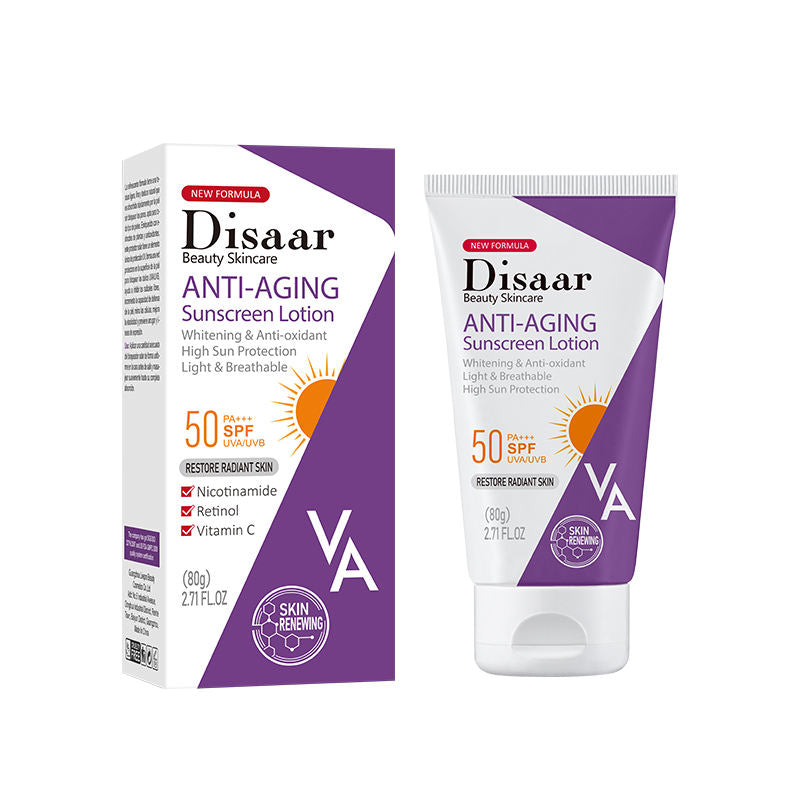 Disaar VA Anti-Aging Sunscreen Lotion - 80g Disaar