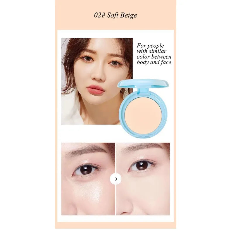Lameila Pressed Powder- Times of Frozen Sense 9.5g #02 LIGHT SKIN Lameila