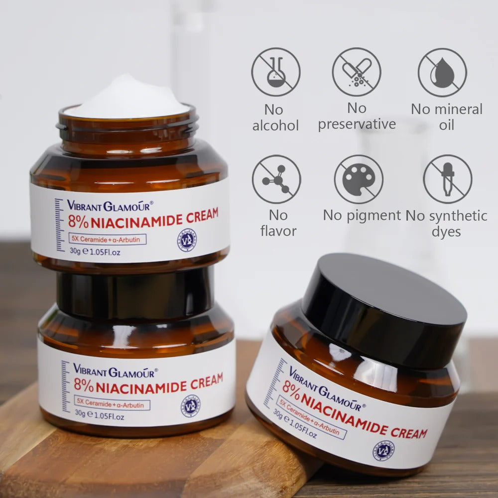 Vibrant Glamour 8% Niacinamide Face Cream - 30g Vibrant Glamour