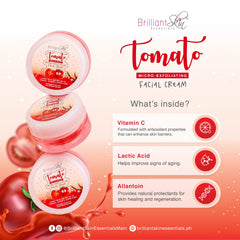 Brilliant Skin Tomato Micro Exfoliating Facial Set - 4 in 1 Brilliant Skin
