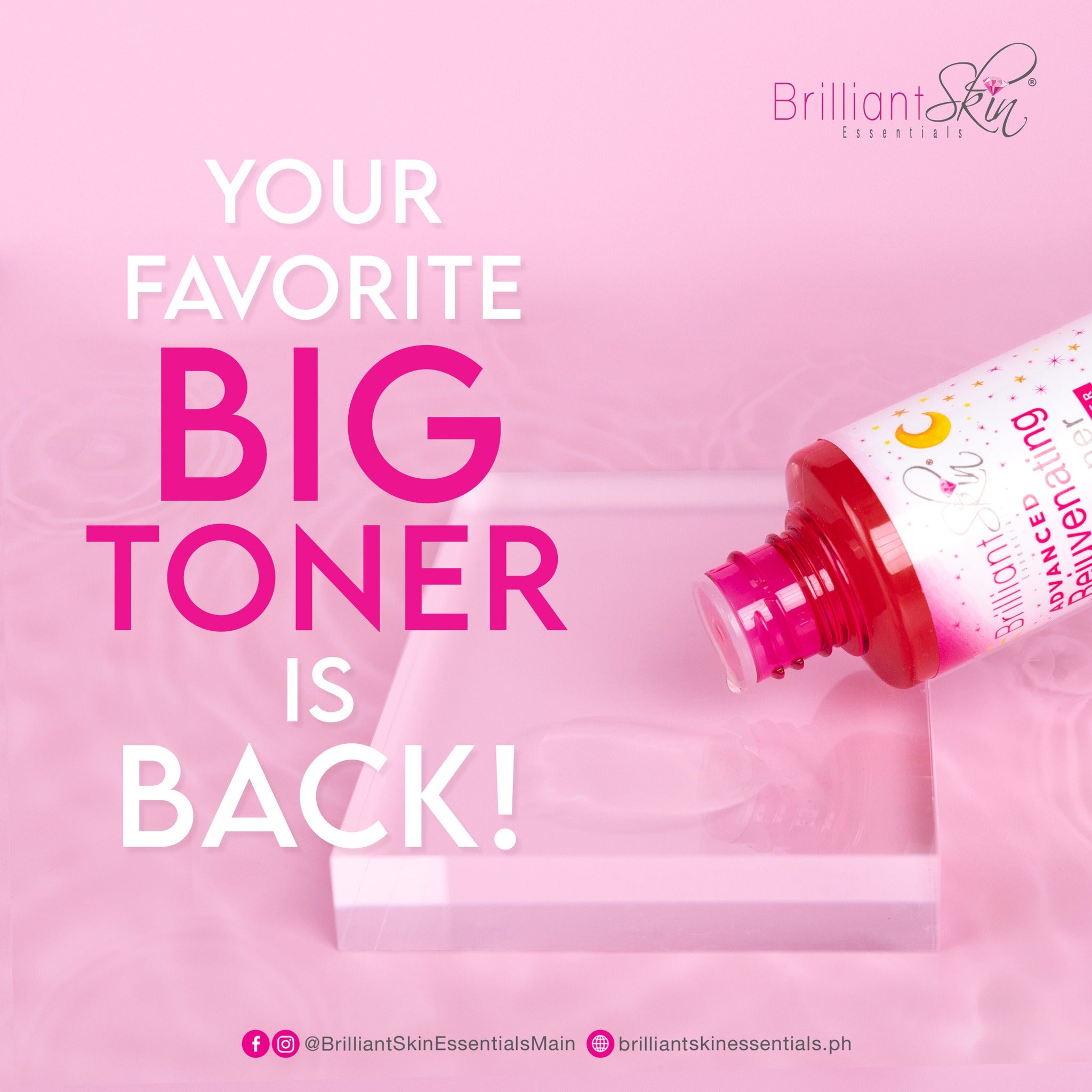 Brilliant Skin Advanced Rejuvenating Facial Toner - 135ml Brilliant