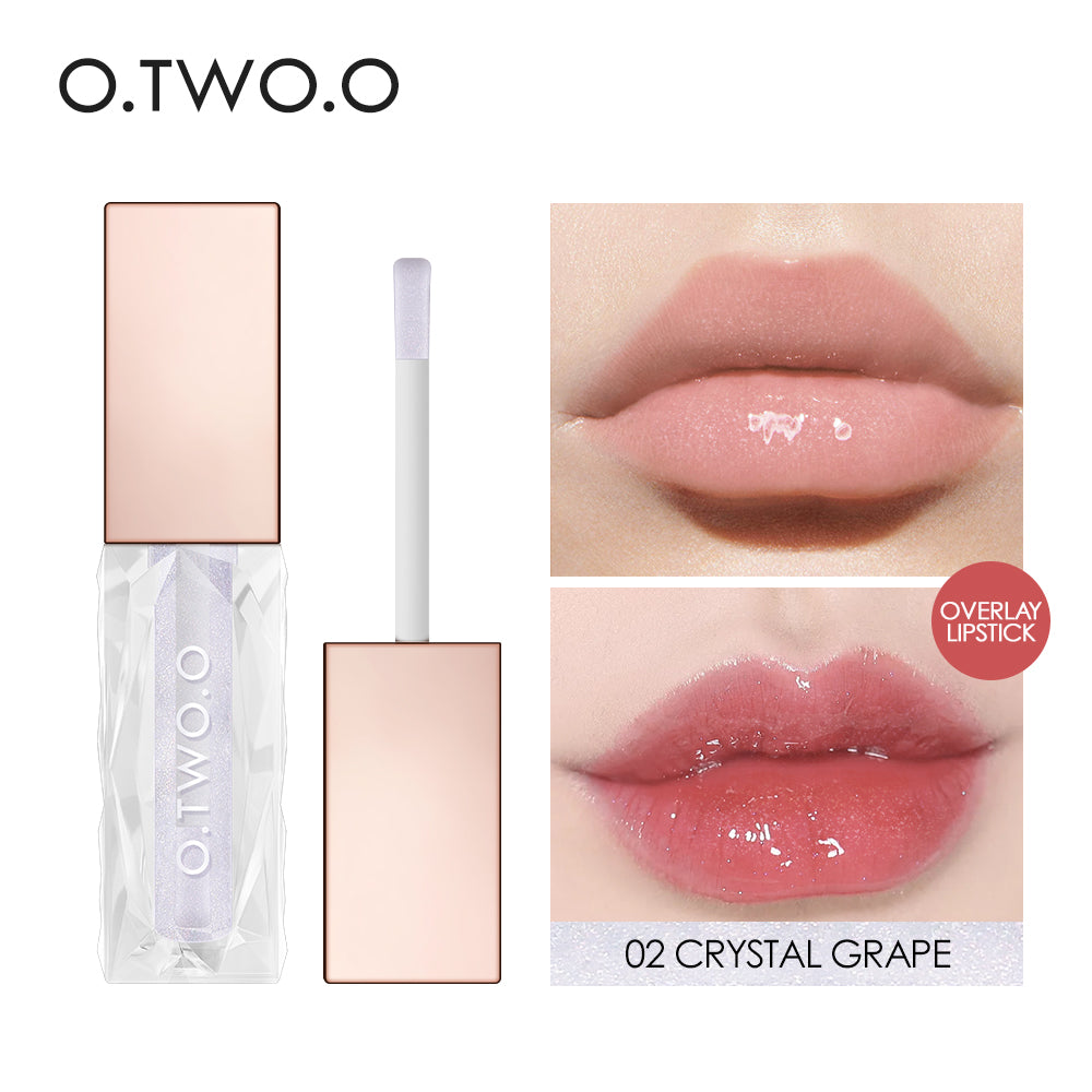 O.TWO.O Clear Crystal Berry Lip Gloss 02 (CRYSTAL GRAPE) O.TWO.O