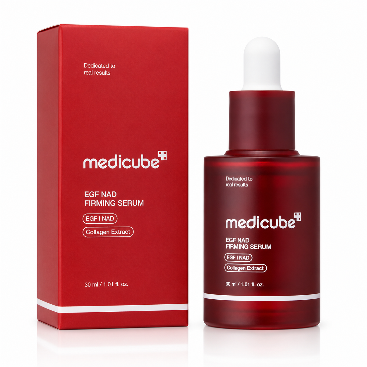 Medicube Egf Nad Firming Serum - 30ML - Firming Serum For Elasticity Care Firm-looking Skin Radiance Anti-aging Support Daily Korean Skincare Suitable For Mature, Dull And Elasticity-concerned Skin Medicube