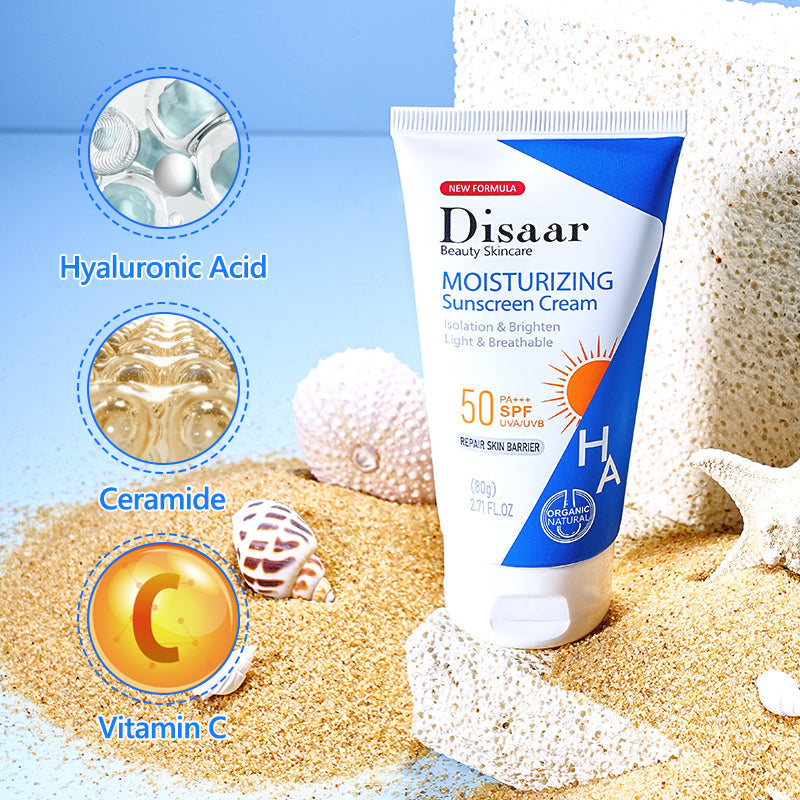 Disaar HA Moisturizing Sunscreen Cream - 80g Disaar