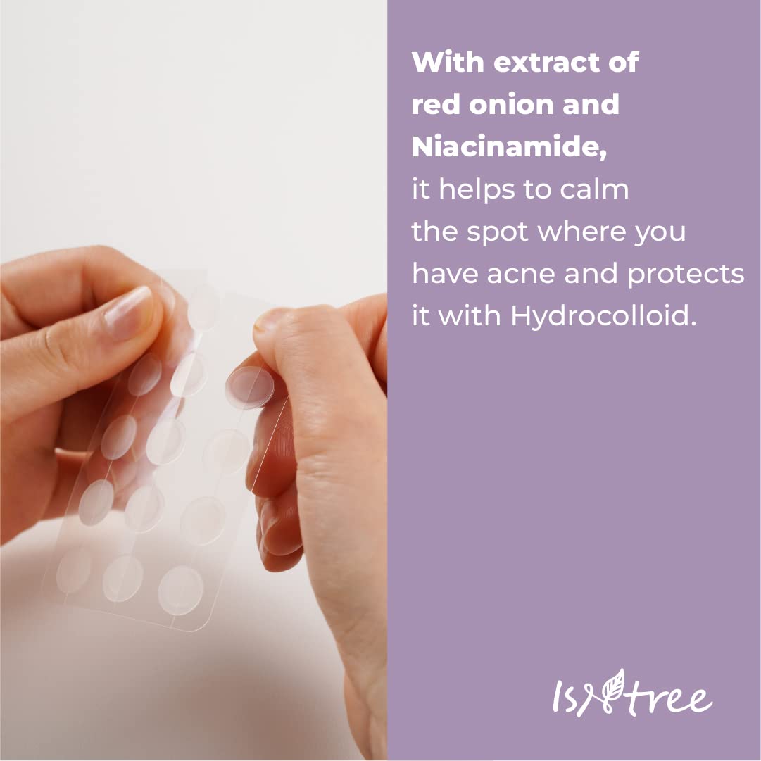 ISNTREE Onion Newpair Pimple Patch Skin Fit (15 Patches) Invisible matte patch | Blemish Care | Spot Care | Ultra-thin tapered edge ISNTREE