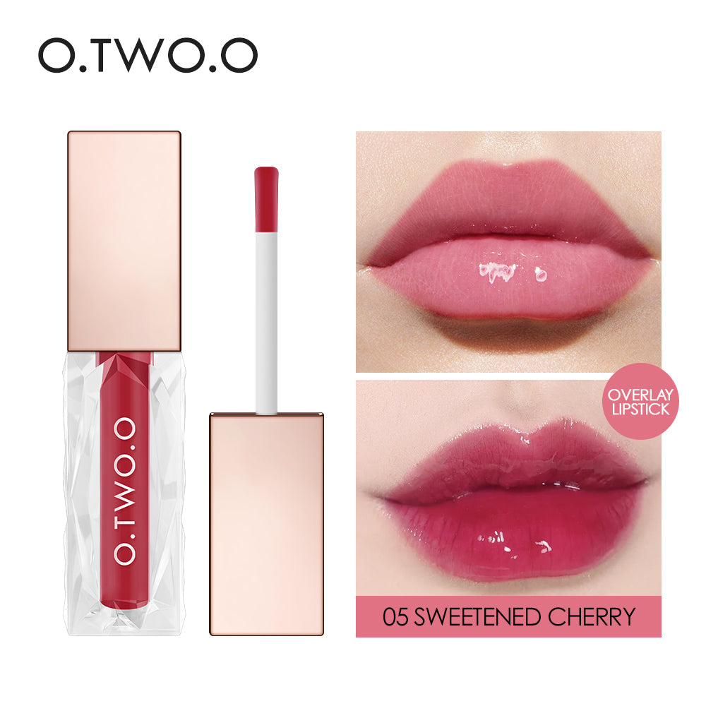 O.TWO.O Clear Crystal Berry Lip Gloss 05 (SWEETENED CHERRY) O.TWO.O
