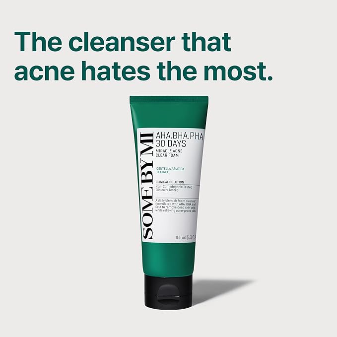 Some By Mi AHA.BHA.PHA 30 Days Miracle Acne Clear Foam - 100ml SOME BY MI