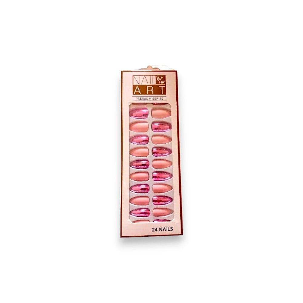 Nail Art Premium Series - 24 Nails [Assorted Color] Glo Arabia
