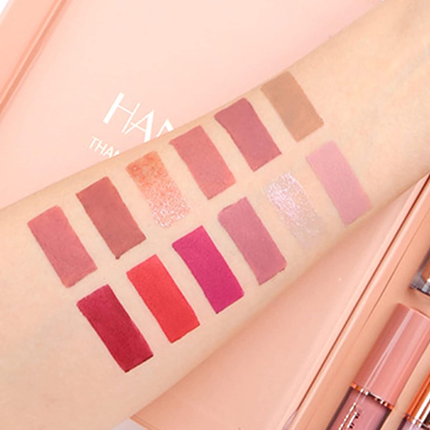 12pcs Handaiyan Matte Liquid Lipstick Set - 12Pcs x 2.5ml HANDAIYAN