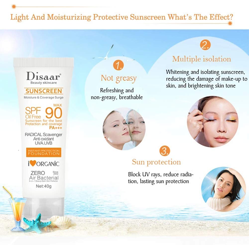 Disaar Sunscreen Spf90 - 40g Disaar