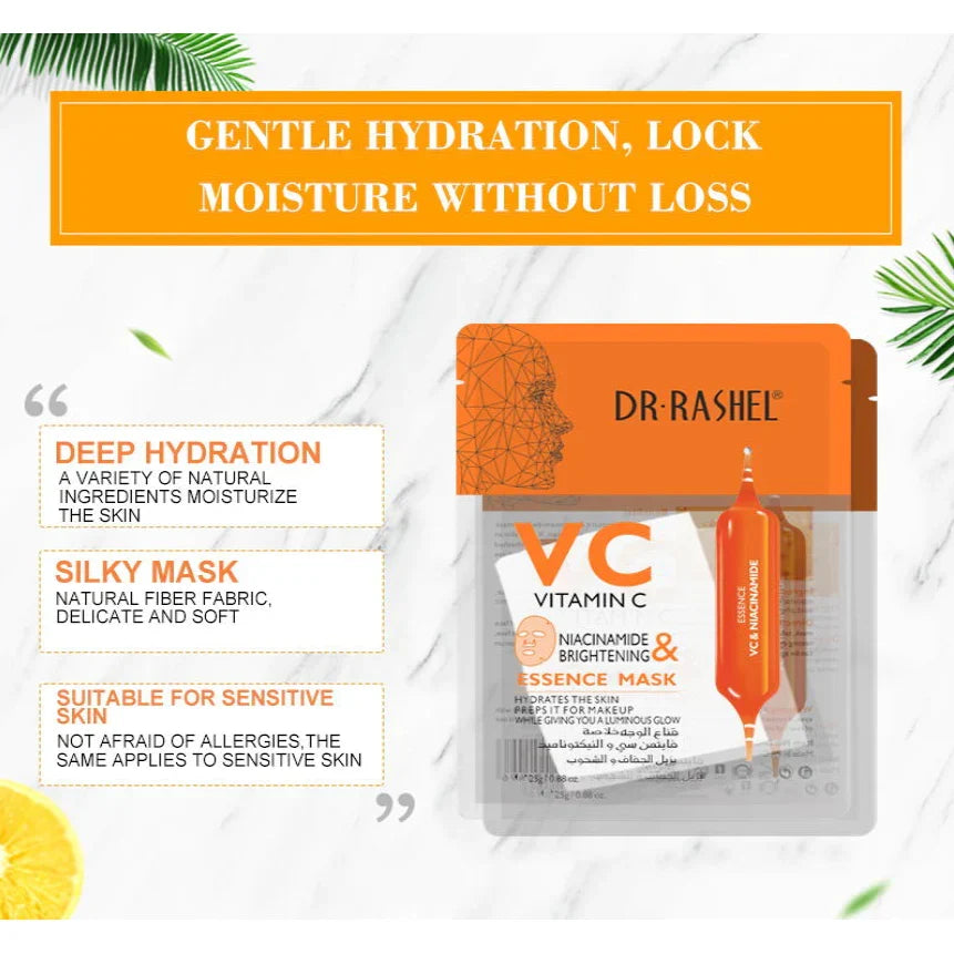 Dr.Rashel Vitamin C Niacinamide & Brightening Essence Mask - 25g DR.RASHEL