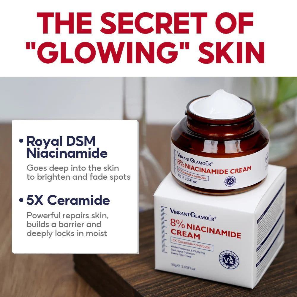 Vibrant Glamour 8% Niacinamide Face Cream - 30g Vibrant Glamour