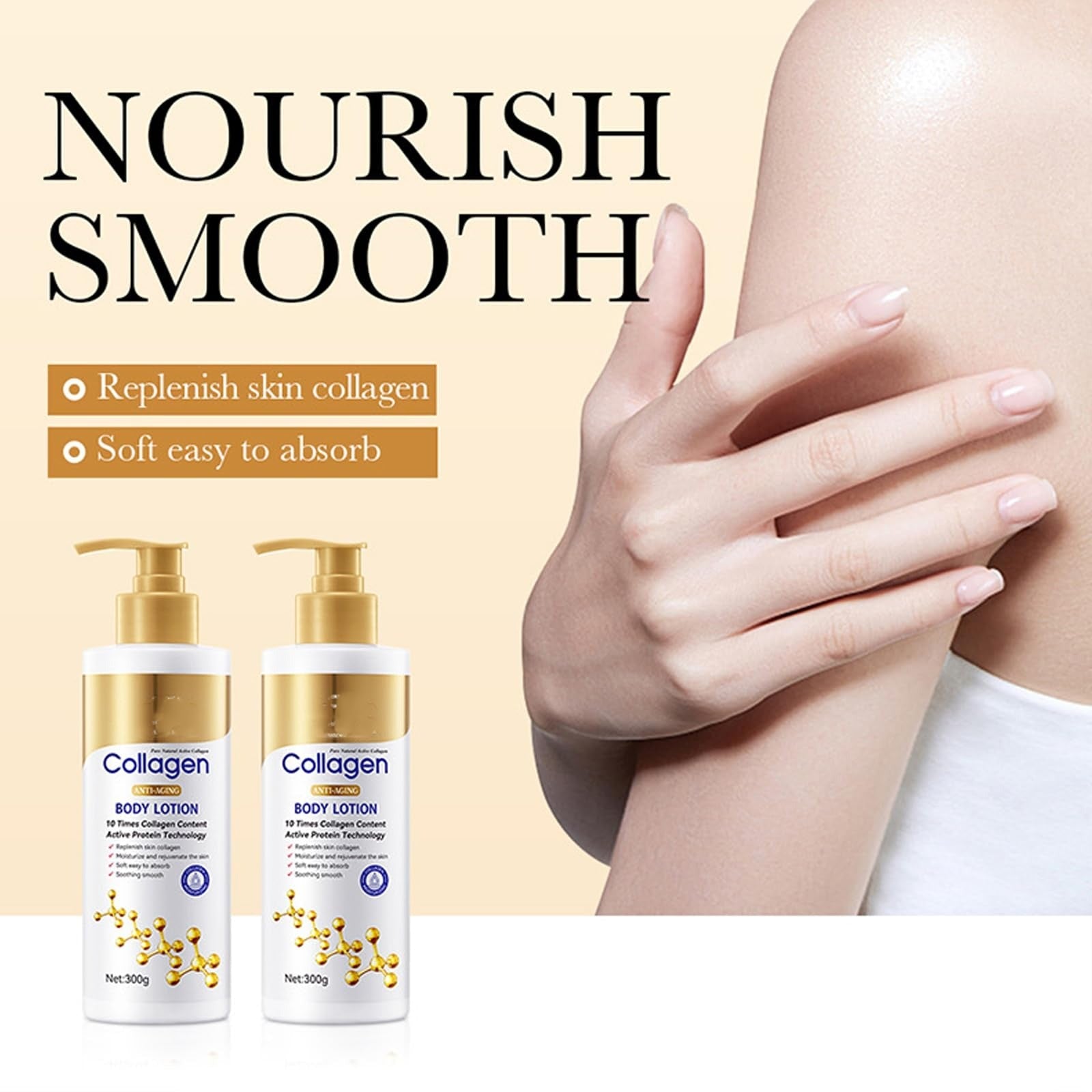 Sadoer Collagen Anti Aging Body Lotion - 300g Sadoer