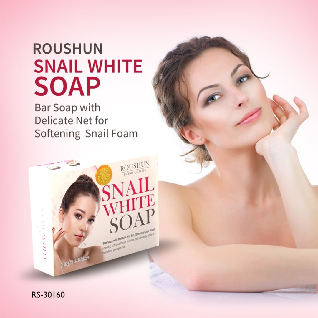 Roushun Snail White Soap - 120g ROUSHUN