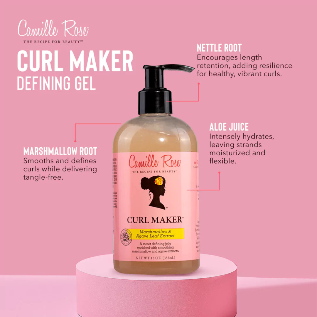 Camille Rose Curl Maker – The Recipe for Beauty 355?mL Glo Arabia
