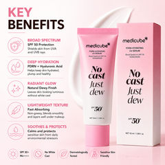 Medicube PDRN Hydrating UV Serum SPF50+ No Cast Just Dew 50ml Medicube