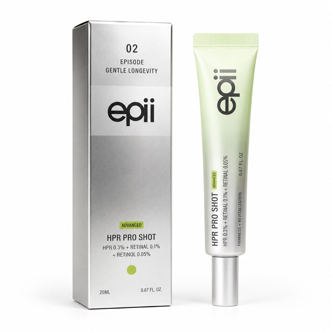 epii Hpr Pro Shot Face And Eye Serum 20ml - Korean Skincare, Hydrating, Brightening, Anti-Aging, Sensitive Skin, Daily Care epii