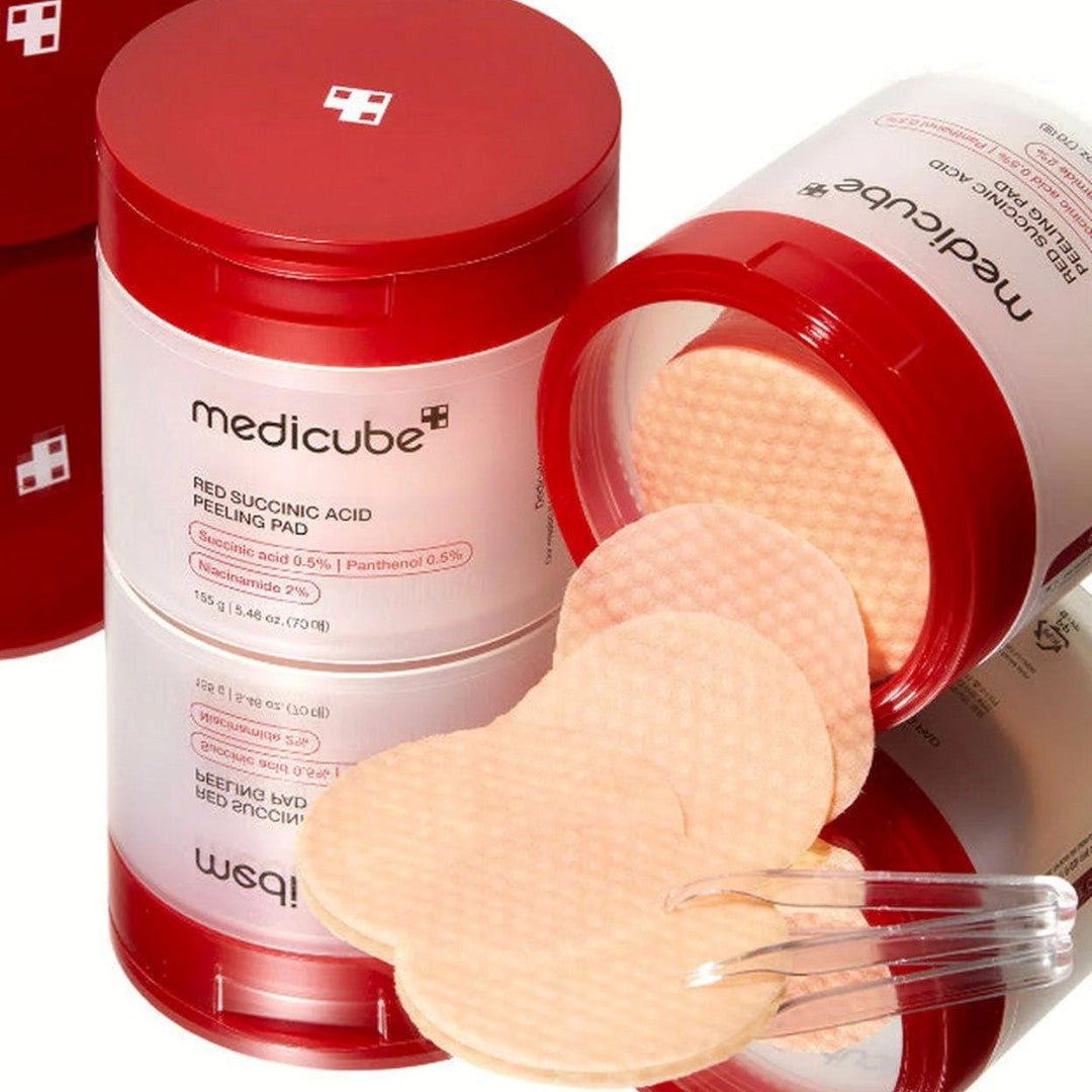 Medicube [70 pcs] Red Succinic Acid Peeling Pad Medicube