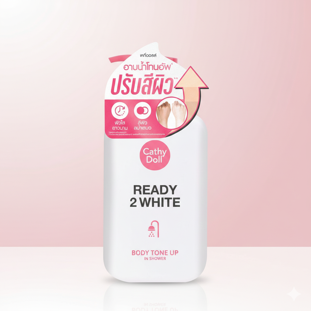 Cathy Doll Ready 2 White Body Tone Up in Shower - 400ml Glo Arabia